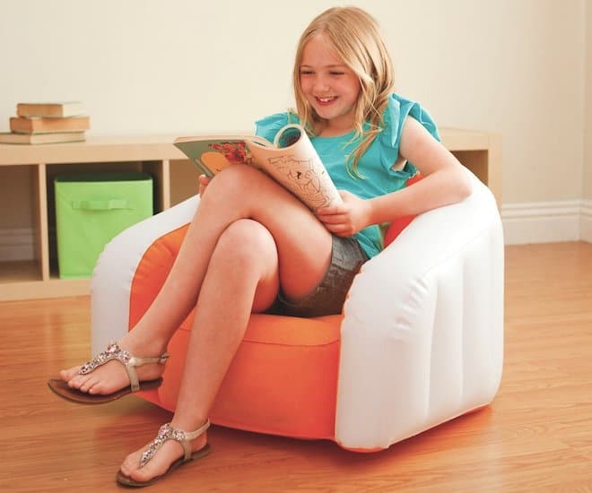 детское надувное кресло