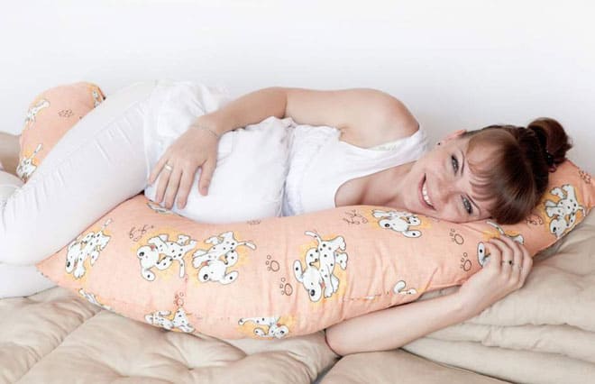 Плюсы подушки для беременных