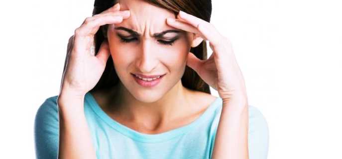 Основные причины головной боли в области лба и висков
