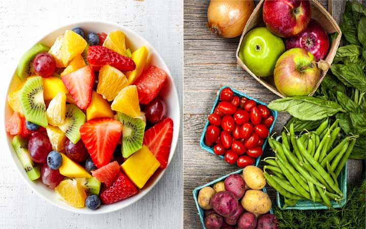 Фрукты, овощи и ягоды
