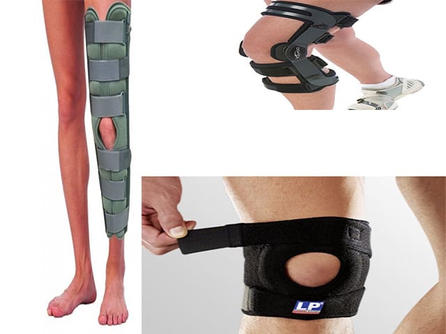 Применение наколенников для фиксации коленного сустава